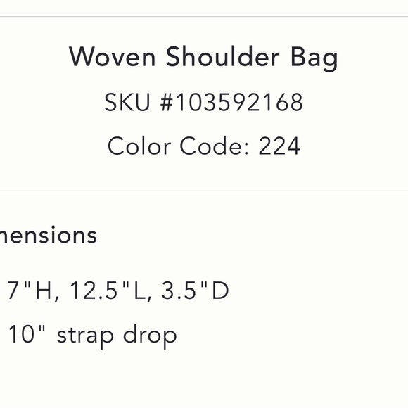 Anthropologie Woven Shoulder Bag- nwt - Picture 6 of 7